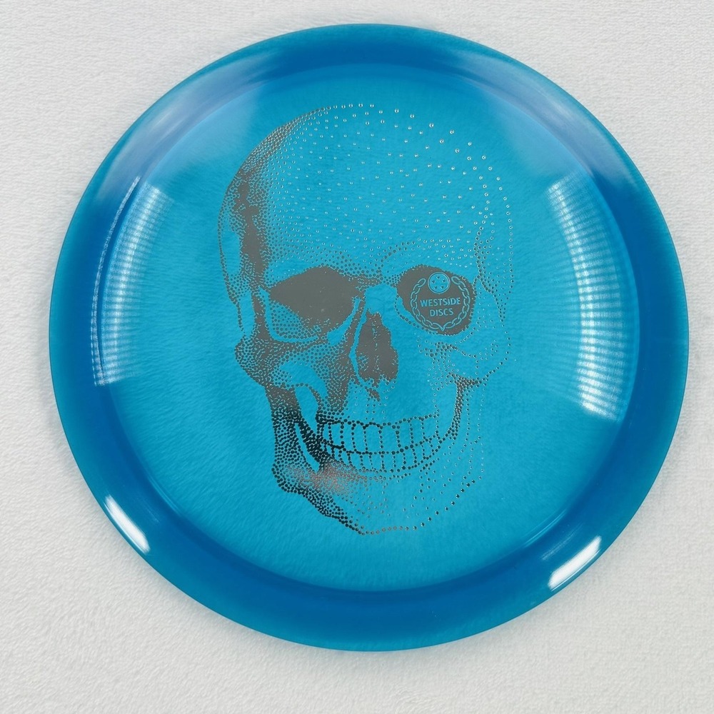 Westside Discs Stag Disc Golf Disc Blue Skull Stamp Fairway Driver Golf 173g